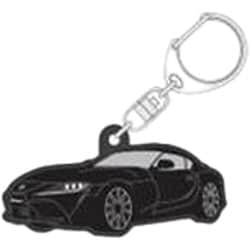 ラバーキーホルダー GR SUPRA（黒） TGRC-A148-01