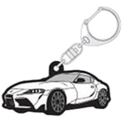 ラバーキーホルダー GR SUPRA（白） TGRC-A148-02