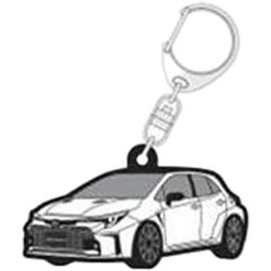 TGRC-A149-02 [ラバーキーホルダー GR COROLLA（白）]
