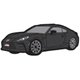 ラバーマグネット GR86（黒） TGRC-A150-01
