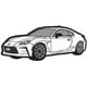 ラバーマグネット GR86（白） TGRC-A150-02