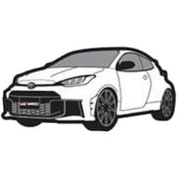 ラバーマグネット GR YARIS（白） TGRC-A151-02