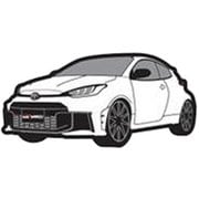 ラバーマグネット GR YARIS(白) TGRC-A151-02