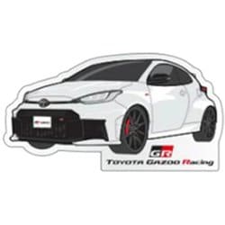 TGRC-A153-02 [ダイカットステッカー GR YARIS（白） 2枚セット]