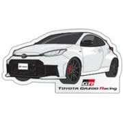 TGRC-A153-02 [ダイカットステッカー GR YARIS（白） 2枚セット]