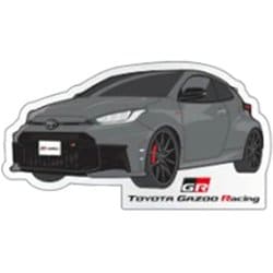 TGRC-A153-04 [ダイカットステッカー GR YARIS（グレー） 2枚セット]