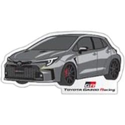 TGRC-A163-04 [ダイカットステッカー GR COROLLA（グレー） 2枚セット]