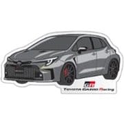 TGRC-A163-04 [ダイカットステッカー GR COROLLA（グレー） 2枚セット]