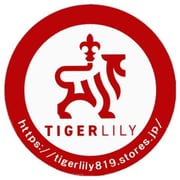 TIGER LILY タイガーリリー 丸 赤 ステッカー R-1118