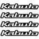 OGK Kabuto 4枚セット ステッカー R-1119