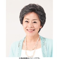 FLa3080730 [さわやかショートミセスかつら 白毛30％入り]