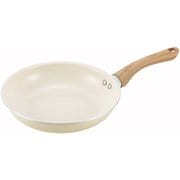 Grinday with-グリンデイ・ウィズ- IH対応 セラミックC フライパン22cm ウォームアイボリー NB-43