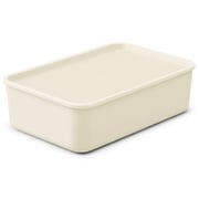 FTB-45 [フタ付き積み重ねBOX 幅453×奥行297×高さ133mm ライトベージュ]