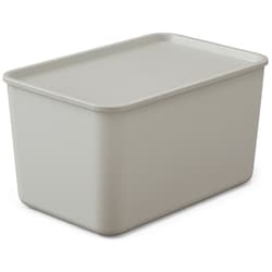 フタ付き積み重ねBOX 幅453×奥行297×高さ252mm ダークグレー FTB-45D