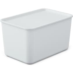 フタ付き積み重ねBOX 幅453×奥行297×高さ252mm ブルーグレー FTB-45D