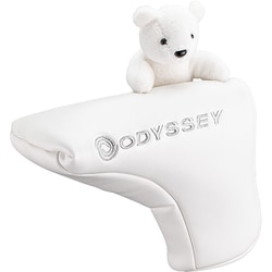 ヘッドカバー AM BEAR BLADE レディス パター用 ピンタイプ ホワイト