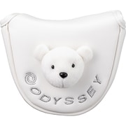 ヘッドカバー AM BEAR MALLET レディス パター用 マレットタイプ ホワイト