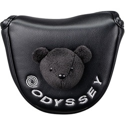 ヘッドカバー AM BEAR MALLET レディス パター用 マレットタイプ ブラック