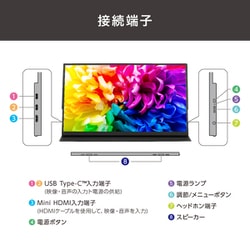 アイリスオーヤマ ポータブルモニター DP-EF184S-B 18.5インチ ポータブルモニター 15.6インチ FHD LUCA DP-EF164S-B ブラック