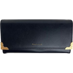 lgwallet372 [長財布 シンプルロゴ ブラック JW-0499]