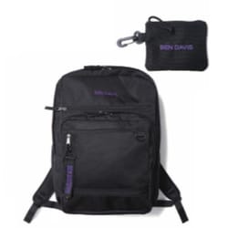 bdw8411 [BEN DAVIS（ベンデイビス） BIG MESH DAYPACK リュック BLACK/PURPLE]
