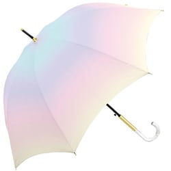 長傘 婦人用 ミルキートーンアンブレラ ゴールド 58cm ジャンプ式 ミルキートーン 127802