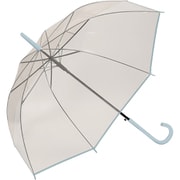 長傘 ユアセルフアンブレラ グレーPOE 60cm ジャンプ式 ライトブルー 128044