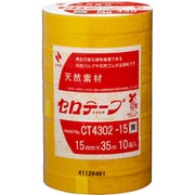 セロテープ No.430(着色) 大巻 10巻入 黄 15mm×35m CT4302-15