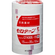 セロテープ No.430(着色) 大巻 10巻入 白 15mm×35m CT4305-15