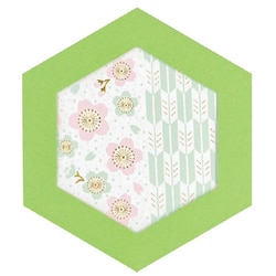 箔押しメッセージカード 【ROKKAKU】 やまとなでしこシリーズ 「桜」 1枚入 R0112401