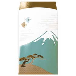 箔ぽち袋 【ROKKAKU】 やまかわうみシリーズ 「山」 2枚入 PB01101