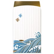 箔ぽち袋 【ROKKAKU】 やまかわうみシリーズ 「海」 2枚入 PB01103