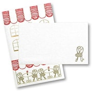箔ぽち袋メッセージカード付き 【ROKKAKU】 街並みシリーズ 「カフェ」 3枚入 PB00501
