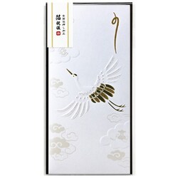 箔祝儀袋 【ROKKAKU】 吉祥浪漫シリーズ 「鶴」 1枚入 SH1702