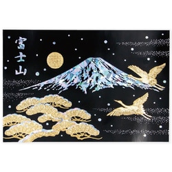 箔押しポストカード 【ROKKAKU】 日本名所シリーズ 富士山 「冬」 1枚入 R0012502