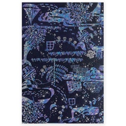 箔押しポストカード 【ROKKAKU】 みすゞうたシリーズ 「鯨法会」 1枚入 R0012401