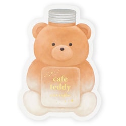 箔押しステッカー 【ROKKAKU】 cafe teddyシリーズ 「ココ」 1枚入 R0022304