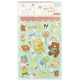 箔押しシートシール 【ROKKAKU】 cafe teddyシリーズ 「パーティ」 1枚入 R0022403