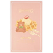 箔押しA5スリムノート 【ROKKAKU】 cafe teddyシリーズ 「ワッフル」 1冊入 R0042302
