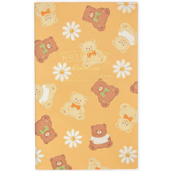 箔押しA5スリムノート 【ROKKAKU】 cafe teddyシリーズ 「クッキー」 1冊入 R0042304