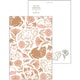 箔押しポストカード 【ROKKAKU】 Cat Art Collectionシリーズ 「flower」 1枚入 R0052502