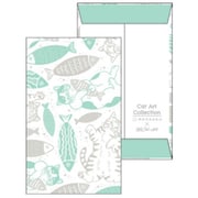 箔押しポチ袋 【ROKKAKU】 Cat Art Collectionシリーズ 「fish」 2枚入 R0082501