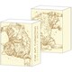 箔押しメモ入りミニBOX 【ROKKAKU】 Cat Art Collectionシリーズ 「ivory」 1個入 R0102502