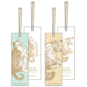 箔押し栞(しおり) 【ROKKAKU】 Cat Art Collectionシリーズ 「sleeping」 2枚入 R0072503