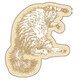 箔押しステッカー 【ROKKAKU】 Cat Art Collectionシリーズ 「sleepy」 1枚入 R0092504