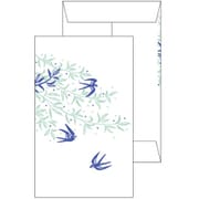 箔ポチ袋 【ROKKAKU】 花さんぽシリーズ 「つばめ」 2枚入 R0022503