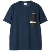 ジェドレンジオムニフリーズゼロショートスリーブクルー メンズ カットソー Columbia Navy(425) Mサイズ PM0575