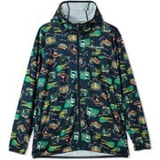 ポーラーパイオニアパターンドフルジップ ユニセックス ジャケット Columbia Navy, Portland Aloha(425) Mサイズ XE8659