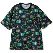 ポーラーパイオニアパターンドショートスリーブ メンズ カットソー Columbia Navy, Portland Aloha(425) Sサイズ XE4316