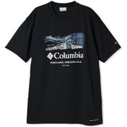 レイクアローヘッドグラフィックショートスリーブTシャツ メンズ カットソー Black, River(011) Lサイズ XE5716
